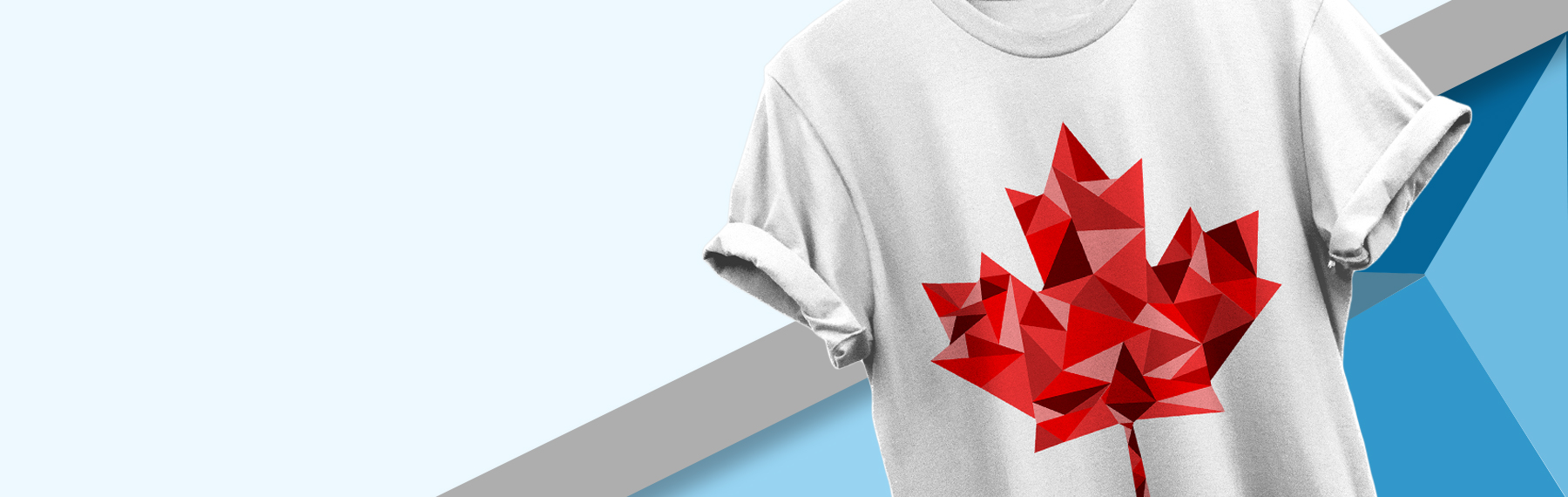 custom t-shirt with maple leaf